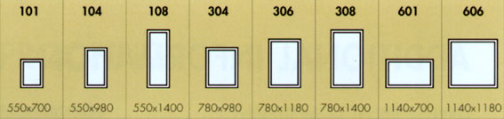 Velux Skylight Size Chart